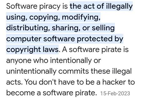 what is software piracy brainly
